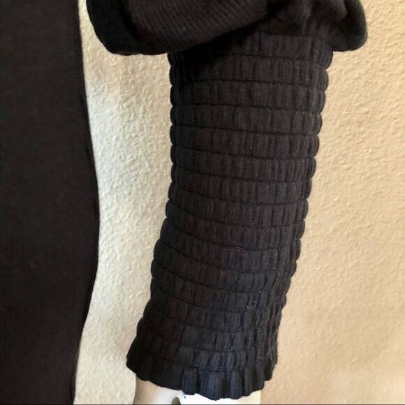 One One Six Ruched Neck Sleeve Short Dress Sz Lg - Picture 5 of 11